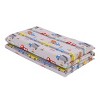 Everything Kids Construction, Bus, Truck, and Car Red, Yellow, and Blue Preschool Nap Pad Sheet - 2 of 4