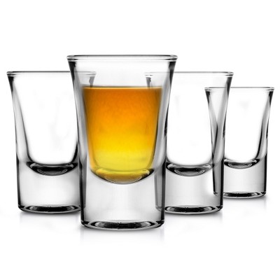 NutriChef 1oz Clear Shot Glass Set
