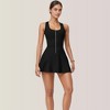 Anna-Kaci Active Women's Activewear Romper with Skirt Overlay and Built-In Shorts Design - 2 of 4