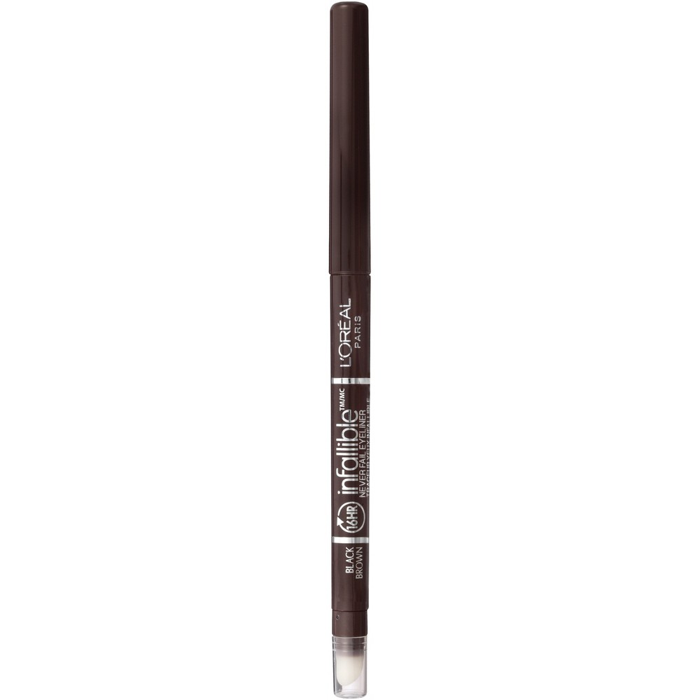Photos - Other Cosmetics LOreal L'Oreal Paris Infallible Never Fail 16hr Eyeliner Pencil - Brown - 0.01 oz 