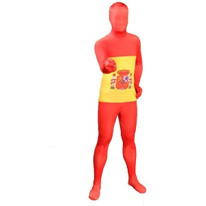 AltSkin Full Body Stretch Fabric Suit - World Flag Design - 1 of 2