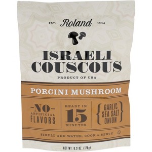 Roland Israel Couscous Porcini Mushroom - Case of 12 - 6.3 oz - 1 of 1