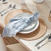 Plum & Post Jute Coil Oval Placemats, Set of 8 - Natural - 3 of 3
