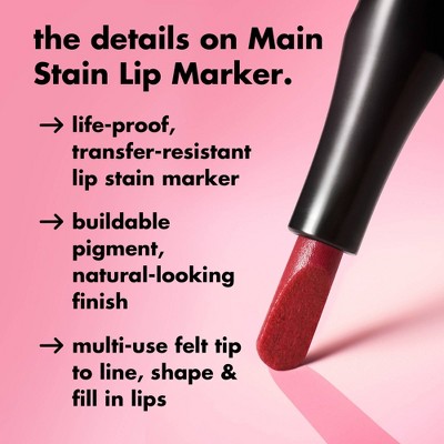 e.l.f. Main Stain Lip Marker - Hotvine - 0.034 fl oz