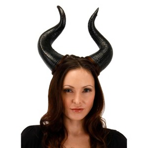 HalloweenCostumes.com   Women  Disney Maleficent Deluxe Costume Horns for Adults and Teens, Black - 1 of 4