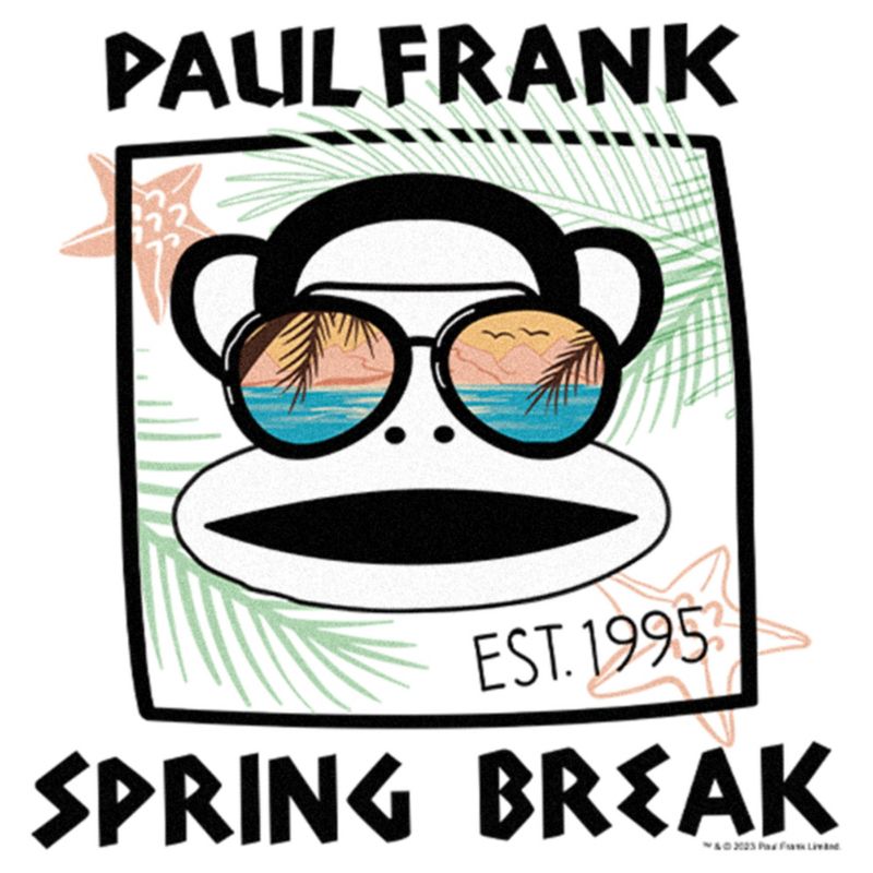 Girl's Paul Frank Spring Break Julius the Monkey T-Shirt, 2 of 5