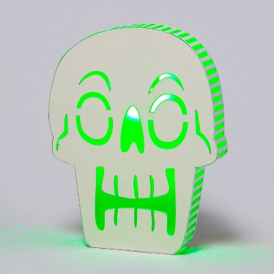 Backlit Color Changing LED Skull Halloween Lighted Décor - Hyde & EEK! Boutique™