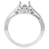 Pompeii3 Vintage 1/5ct Semi Mount Engagement Ring Setting 14K White Gold - 3 of 4