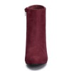 Allegra K Women's Round Toe Side Zip Chunky Heel Ankle Boots - 2 of 4