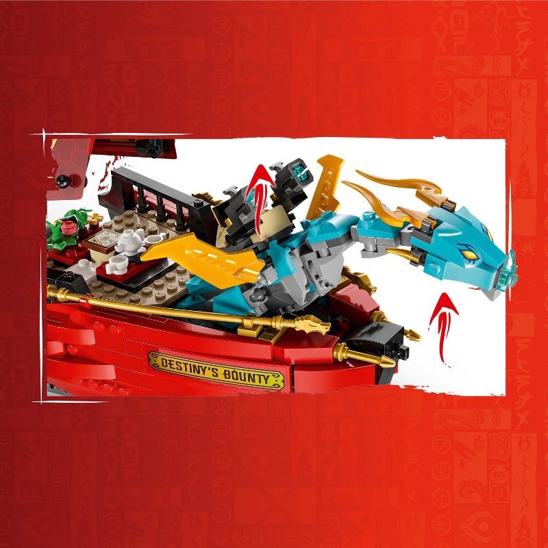 LEGO NINJAGO Destiny&#39;s Bounty &#8211; Race Against Time Dragon Building Toy 71797, 4 of 8