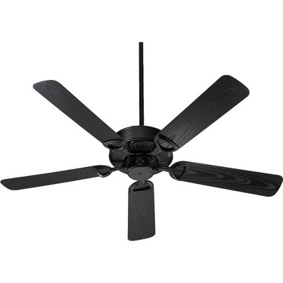 Quorum Lighting Estate 52 Matte Black 5-Blade Fan