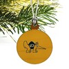 UC Irvine Secondary Logo Mini Small Tiny Wood Christmas Tree Holiday Ornament - 3 of 4