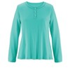 Collections Etc Super Soft Henley Pj Top - 4 of 4