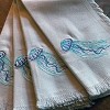 RightSide Designs Set of Four Embroidered Jellyfish Napkins - 2 of 2
