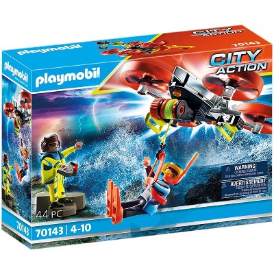 Playmobil City Action Diver Rescue with Drone 70143 Playset 44pc