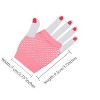 Allegra K Women's Mesh Fingerless Fishnet Gloves - 3 of 4