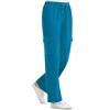 Collections Etc French Terry Knit Double Cargo Pocket Drawstring Pants - 4 of 4