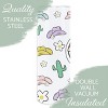 Elanze Designs Howdy Cowboy Cowgirl Cactus Wild West 20 ounce Stainless Steel Travel Tumbler with Lid For Your On The Go Beverages - 3 of 4