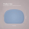 Aoibox Set of 3 Silicone Placemats with Raised Edges for Kids, Toddlers & Babies, Non-Slip Dining Table Mat, Baby Eating Mat, Food Mat - 2 of 4