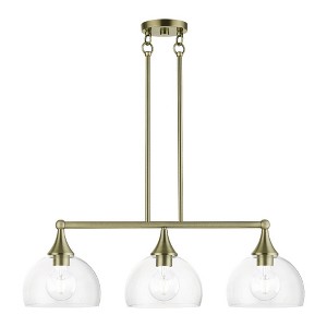 Livex Lighting Glendon 3 - Light Chandelier in  Bronze - 1 of 4