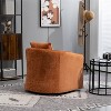CIPACHO Mid Century Modern Accent Chair with Wood Frame, Upholstered,Swivel Chairs For Living Room Chairs with Waist Cushion - 3 of 4