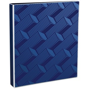 Avery Dual Effect Heavy-Duty 3 Ring Binder, 1 Inch Slant Rings, Navy Blue Binder (03220) - 1 of 4