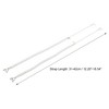 Unique Bargains Women's Faux Pearl Shoulder Straps White Silver Tone 1 Pair - 4 of 4
