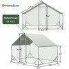 Racxily Large Walk-in Metal Chicken Coop and Run - 2 of 4
