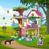 Hogokids 613pcs Tree Forest House STEM Building Toy with Fountain and Animals Gifts for Aged 6+ - 2 of 4