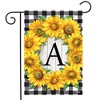 Briarwood Lane Everyday Garden Flag 12x18 For Outdoor Sunflowers Monogram A Garden Flag Flags For Outside - 2 of 4