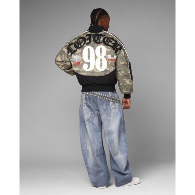 LOITER Mens Enroute Racing Jacket - Camo/Black L — фото 4