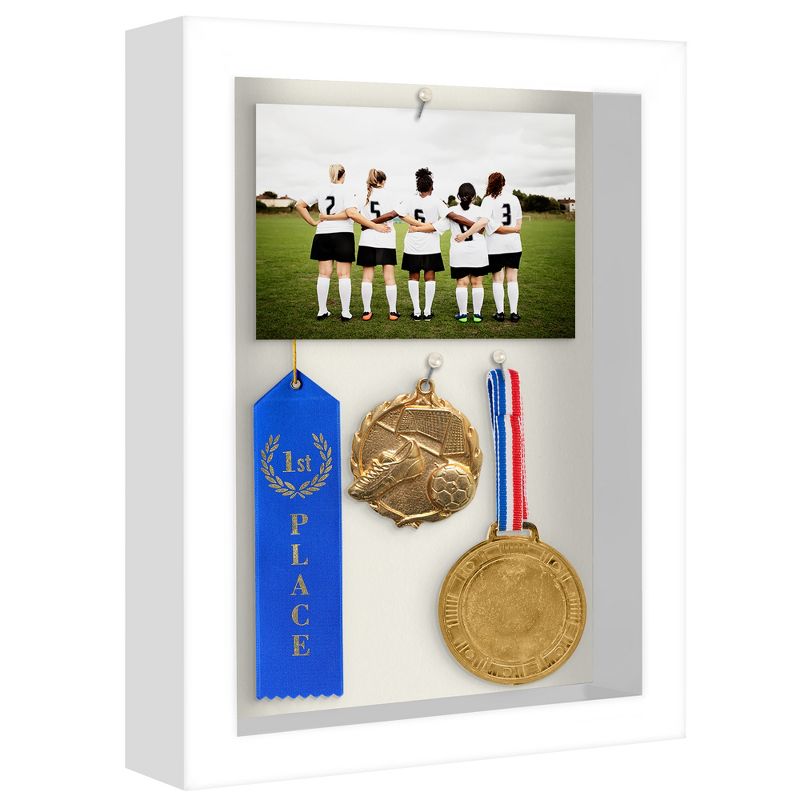 Americanflat Shadow Box Frame 1.5 Inches Deep Box Frame for Objects Pictures and Memorabilia, 6 of 9
