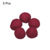 Unique Bargains Home Handcrafts Project DIY Wool Felt Balls Beads 5 Pcs - 3 of 3