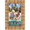 PosterPalooza | 16x24 Wide Bamboo Picture Frame, UV Acrylic, 4 Finishes - Brown, Black, Silver, and Natural - 2 of 4