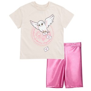 Harry Potter T-Shirt and Bike Shorts Outfit Set - 1 of 4