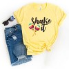 Simply Sage Market Shake It Maracas Short Sleeve Tee - 2XL - Yellow - 2 of 4