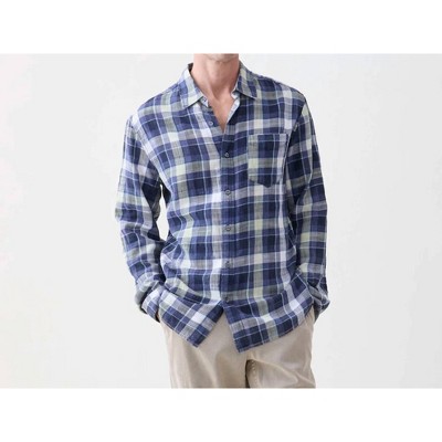 Men's Brian Washed Twill Cotton Plaid Shirt - Surfside Supply