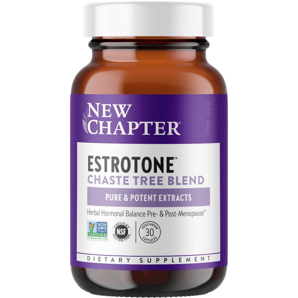 Photos - Vitamins & Minerals New Chapter Estrotone, Herbal Hormone-Balance Blend with Black Cohosh Supp 