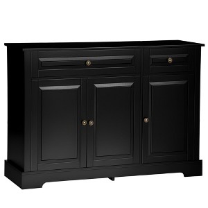 Sideboard Buffet Cabinet, Modern Accent Cabinet with 2 Drawers and Adjustable Shelves, Entryway Cabinet - 1 of 4