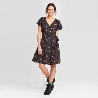 target floral wrap dress