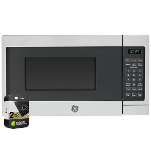 GE Countertop Microwave Oven 700 W Compact 0.7 Cu Ft Steel with 2 Year Warranty - 1 of 4