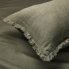 Lumbar Heavyweight Linen Blend Throw Pillow - Casaluna™ - 3 of 3