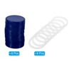Unique Bargains Regular Mouth Plastic Mason Jar Lids with Silicone Sealing Ring 8 Pcs - 3 of 4