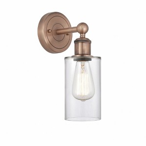 Innovations Lighting Clymer 1 - Light Sconce in  Antique Copper - 1 of 1