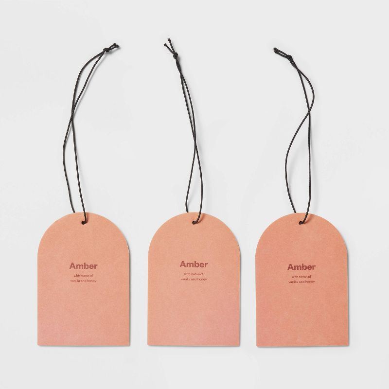 3pk Amber Small Hanging Car Diffusers - Room Essentials&#8482;, 4 of 5
