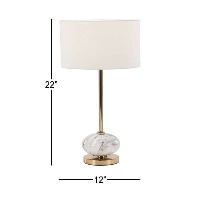 Ceramic Buffet Lamp with Drum Shade Gold - Olivia &#38; May, 4 of 9
