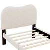 Whisen Full Size Upholstered Platform Bed with Wood Supporting Feet - 4 of 4