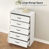 Jojoka Farmhouse Chest of Drawer with Metal Handles,Modern Storage Organizer with Anti-Collapse Design for Living Room - 3 of 4