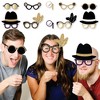 Big Dot of Happiness Roaring 20's Glasses - Paper Card Stock 1920s Party Photo Booth Props Kit - 10 Count - image 2 of 4