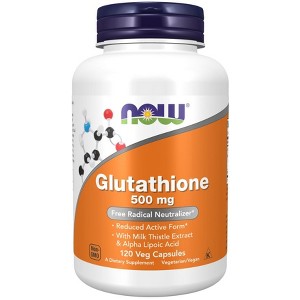 Glutathione 500 mg by Now Foods  -  120 VegCap - 1 of 2